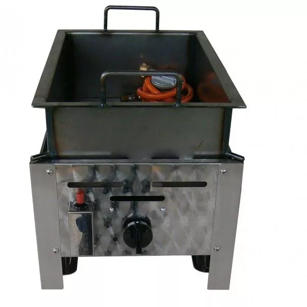 Smażalnik gazowy - 1 palnikowy K+F z misą 15cm