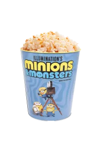 Aluminiowy Kubełek na Popcorn z motywem filmu "Minionki i straszydła"