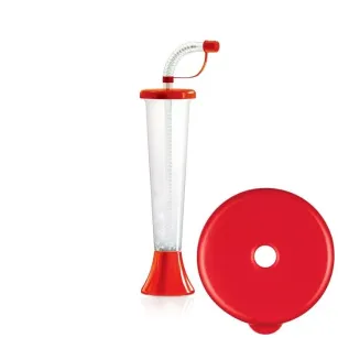 Kielich płaski 250ML CZERWONY 108szt.