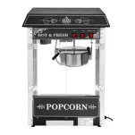 Maszyna do produkcji popcornu 1600W - Czarna - 2