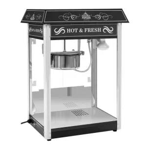 Maszyna do produkcji popcornu 1600W - Czarna