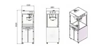 Maszyna do popcornu PHILADELPHIA - Ultra 16 oz  Popcorn Machine z szafką i pompą olejową w zestawie - 5