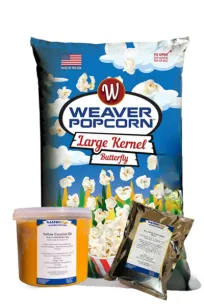 Zestaw startowy WEAVER (worek kukurydzy+olej+sól)