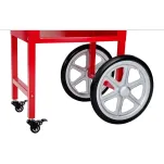 Wózek do maszyny do popcornu 1600W - czerwony - 3
