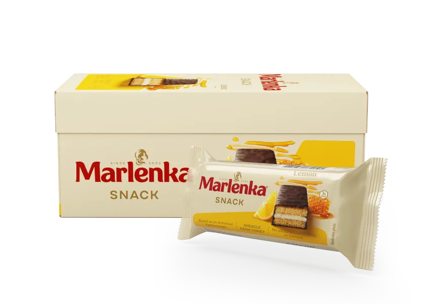 Cytrynowy snack miodowy MARLENKA 50g x 20szt.