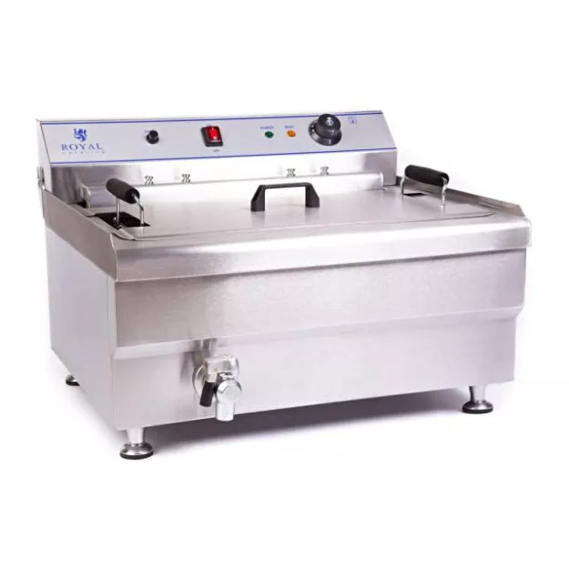 Smażalnik do pączków – frytownica z dwoma koszami 30L