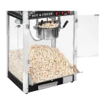 Maszyna do popcornu 1600W z wózkiem - czarny - 4