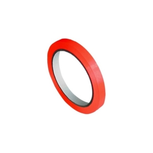 Taśma lepiąca koloru czerwonego o rozmiarze 9mm na 66m (Tape sticker 9mm×66m red)