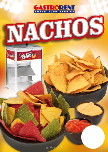 Plakat NACHOS I GASTRORENT (format A3+)
