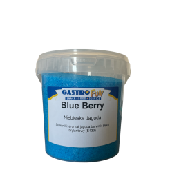 Cukier do waty 1 kg - BLUE BERRY - niebieski jagoda