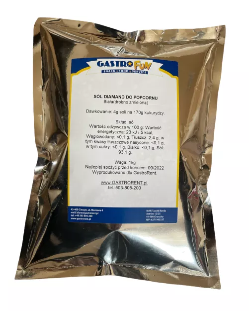 Sól Diament 1kg/woreczek (biała)