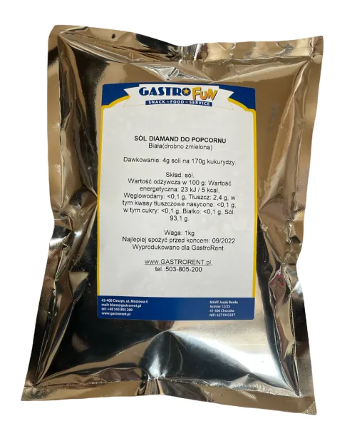 Sól Diament 1kg/woreczek (biała)