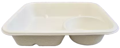 Tacka z miejscem na sos, biodegradowalna, 50szt.