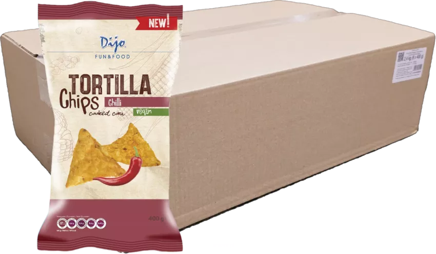 Tortilla chips CHILLI 2,4kg (6szt. x 400g)