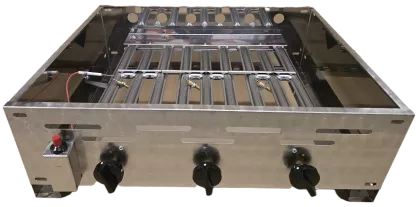 Smażalnik gazowy - 3 palnikowy K+F (bez misy)
