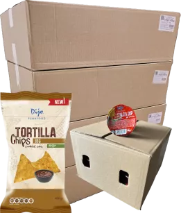 Tortilla chips BARBECUE 24szt. x 400g + KARTON SALSY 90g 45szt.