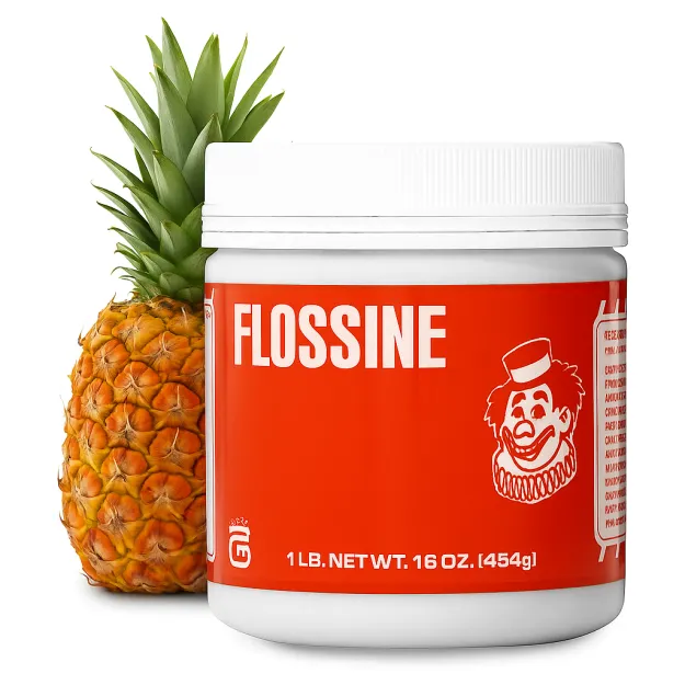 Flossine Pineapple o smaku ananasa, 454g, kolor żółty
