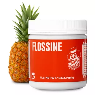 Flossine Pineapple o smaku ananasa, 454g, kolor żółty