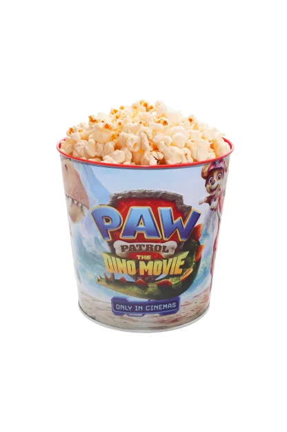Aluminiowy Kubełek na Popcorn z motywem filmu 