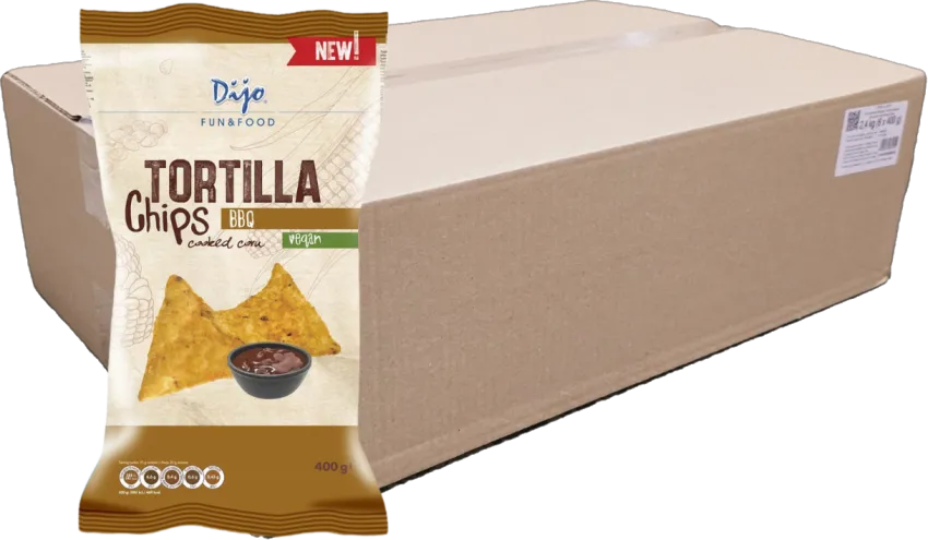 Tortilla chips BARBECUE 2,4kg (6szt. x 400g)