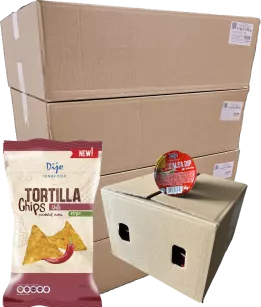 Tortilla chips CHILLI 24szt. x 400g + KARTON SALSY 90g 45szt.