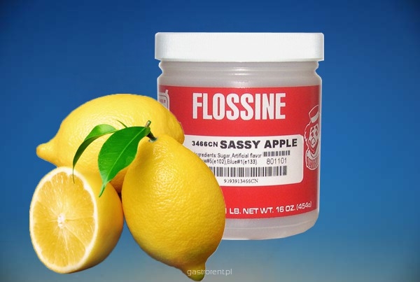 Żółty barwnik o aromacie cytrynowym - FLOSSINE 454g