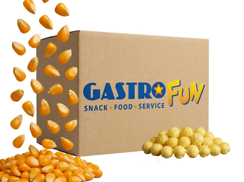 Kukurydza POP WEAVER MUSHROOM CARAMEL & SWEET ( MUSHROOM) 10kg karton
