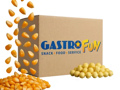 Kukurydza POP WEAVER MUSHROOM CARAMEL & SWEET ( MUSHROOM) 10kg karton