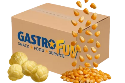 Kukurydza POP WEAVER MUSHROOM CARAMEL & SWEET ( MUSHROOM) 10kg karton