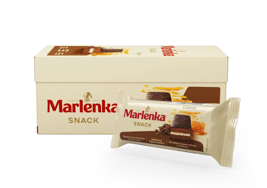 Kakaowy snack miodowy MARLENKA 50g x 20szt.