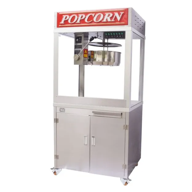Maszyna do popcornu z automatyczną pompą olejową  - 32 oz