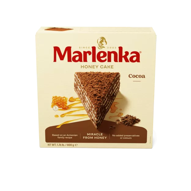 Tort miodowy MARLENKA z kakao - 800g