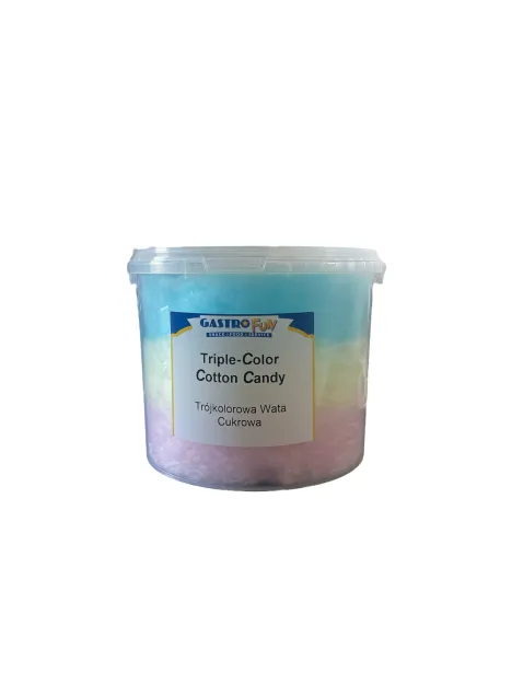 Wata cukrowa 3-kolorowa - 3L - 70g