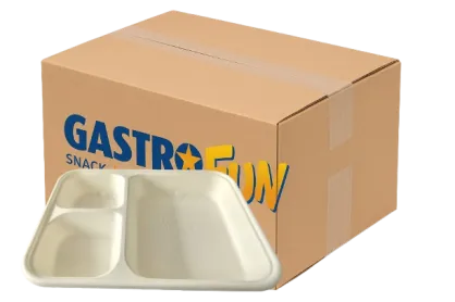 Trójdzielna Tacka na Nachosy i Sosy Vanguard, 400szt.