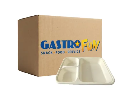 Trójdzielna Tacka na Nachosy i Sosy Vanguard, 400szt.