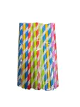 Słomki papierowe - 8mm średnicy / 20cm długości - 2