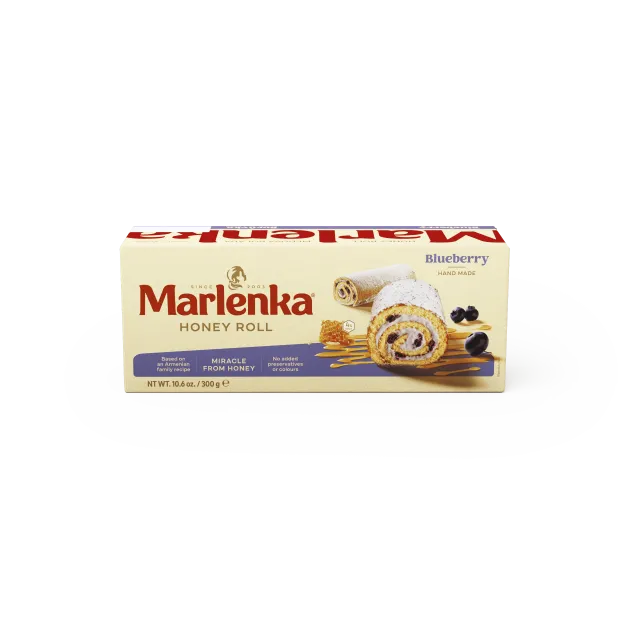Rolada malinowa z jagodami MARLENKA 300g