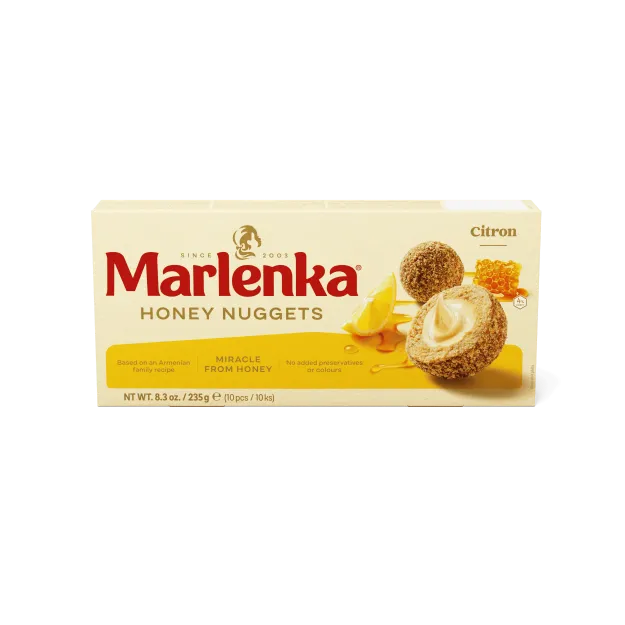 Cytrynowe kulki miodowe MARLENKA 235g