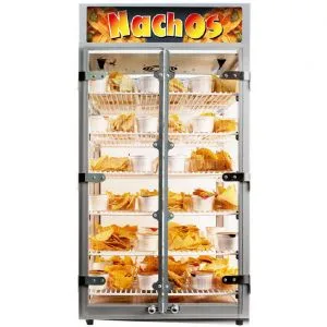 Witryna grzewcza do nachos, półkowa