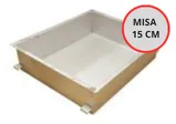 Misa do smażalnika K+F 3-palnikowego 15cm NIERDZEWNA