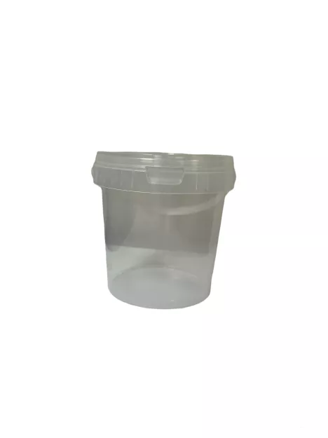 Wiaderko plastikowe z przykrywką 1,1L