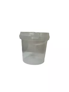 Wiaderko plastikowe z przykrywką 1,1L