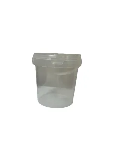 Wiaderko plastikowe z przykrywką 1,1L