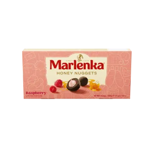Malinowe kulki miodowe MARLENKA 235g