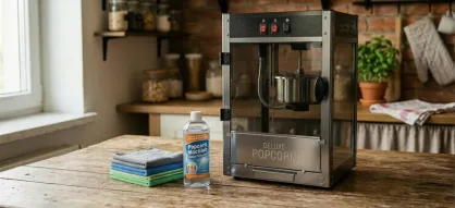 Jak czyścić maszynę do popcornu — szybki poradnik